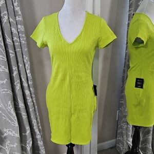 Lulus Figure You Out Ribbed Short Sleeve Bodycon Dress